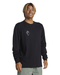 The Quiksilver Mens Alex Kopps Long Sleeve T-Shirt in Black