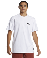 The Quiksilver Mens Comp Logo DNA T-Shirt in White