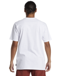 The Quiksilver Mens Comp Logo DNA T-Shirt in White