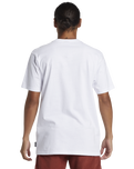 The Quiksilver Mens Comp Logo DNA T-Shirt in White