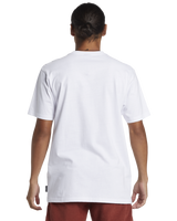 The Quiksilver Mens Comp Logo DNA T-Shirt in White