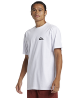 The Quiksilver Mens Comp Logo DNA T-Shirt in White