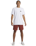 The Quiksilver Mens Comp Logo DNA T-Shirt in White