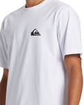 The Quiksilver Mens Comp Logo DNA T-Shirt in White