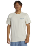 The Quiksilver Mens Island Mode T-Shirt in Silver Birch