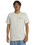 The Quiksilver Mens Island Mode T-Shirt in Silver Birch