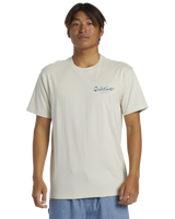 The Quiksilver Mens Island Mode T-Shirt in Silver Birch