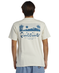 The Quiksilver Mens Island Mode T-Shirt in Silver Birch