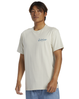 The Quiksilver Mens Island Mode T-Shirt in Silver Birch