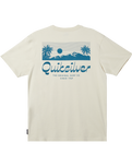 The Quiksilver Mens Island Mode T-Shirt in Silver Birch