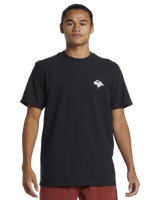 The Quiksilver Mens Thorn Logo DNA T-Shirt in Black