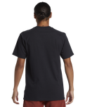 The Quiksilver Mens Thorn Logo DNA T-Shirt in Black