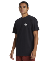 The Quiksilver Mens Thorn Logo DNA T-Shirt in Black