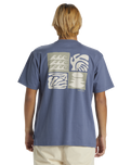 The Quiksilver Mens Creations T-Shirt in Vintage Indigo 