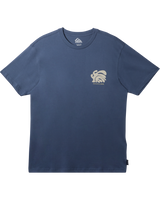 The Quiksilver Mens Creations T-Shirt in Vintage Indigo 