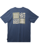 The Quiksilver Mens Creations T-Shirt in Vintage Indigo 