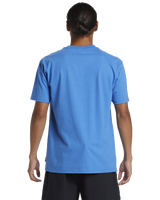 The Quiksilver Mens Stand Strong Moe T-Shirt in Nebulas Blue