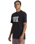 The Quiksilver Mens Griff T-Shirt in Black