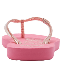 The Roxy Girls Girls Viva Sparkle Flip Flops in Pink 1