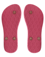 The Roxy Girls Girls Viva Sparkle Flip Flops in Pink 1