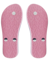 The Roxy Girls Girls Tahiti VII Flip Flops in Navy & Pink