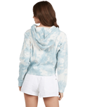 The Roxy Womens Girls Trip Hoodie in Cool Blue