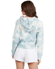 The Roxy Womens Girls Trip Hoodie in Cool Blue