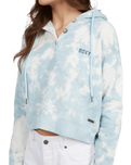 The Roxy Womens Girls Trip Hoodie in Cool Blue