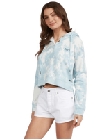 The Roxy Womens Girls Trip Hoodie in Cool Blue