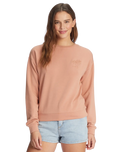 The Roxy Womens Surfing By Moonlight Sweatshirt in Cork