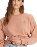 The Roxy Womens Surfing By Moonlight Sweatshirt in Cork