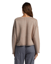 The Roxy Womens Doheny Sweatshirt in Rootbeer