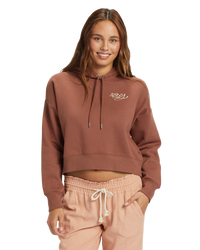 The Roxy Womens Onshore Hoodie in Rootbeer