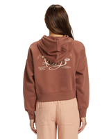 The Roxy Womens Onshore Hoodie in Rootbeer