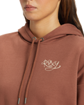 The Roxy Womens Onshore Hoodie in Rootbeer