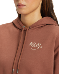 The Roxy Womens Onshore Hoodie in Rootbeer