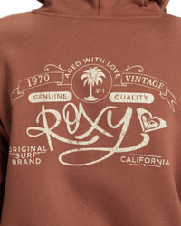 The Roxy Womens Onshore Hoodie in Rootbeer