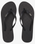 The Roxy Womens Viva IV Flip Flops in Black Smooth