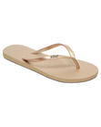 The Roxy Womens Viva IV Flip Flops in Metallic Gold