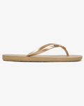 The Roxy Womens Viva IV Flip Flops in Metallic Gold