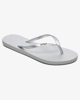 The Roxy Womens Viva IV Flip Flops in Metallic Silver