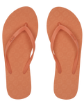 The Roxy Womens Viva IV Flip Flops in Novelle Peach