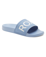 The Roxy Womens Slippy II Sliders in Baha Blue