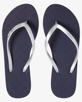 The Roxy Womens Viva Tone II Flip Flops in Silver