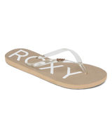 The Roxy Womens Viva Jelly Flip Flops in Champagne