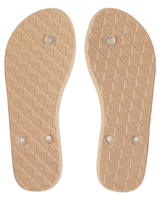 The Roxy Womens Viva Jelly Flip Flops in Champagne