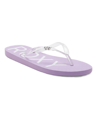 The Roxy Womens Viva Jelly Flip Flops in Purple