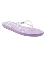 The Roxy Womens Viva Jelly Flip Flops in Purple