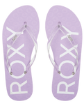 The Roxy Womens Viva Jelly Flip Flops in Purple