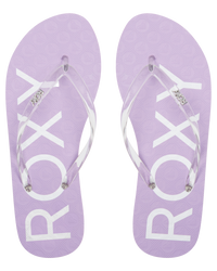 The Roxy Womens Viva Jelly Flip Flops in Purple